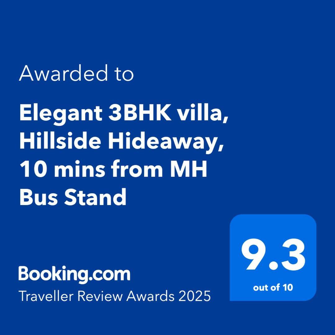 Private & Elegant 3Bhk Villa, Hillside Hideaway, 10 Mins From Mh Bus Stand Aurangābād Esterno foto